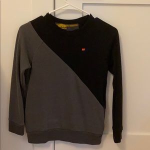 Aviator Nation gray and black sweatshirt